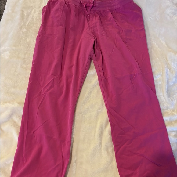 Fuchsia Drawstring Pants - Picture 2 of 4